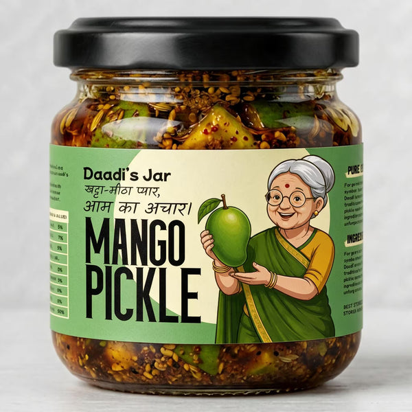 Mango Pickle 350g | Daadi's Jar Authentic Aam Achar