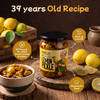 Lemon Pickle 300g | Daadi's Jar Tangy Nimbu Achar