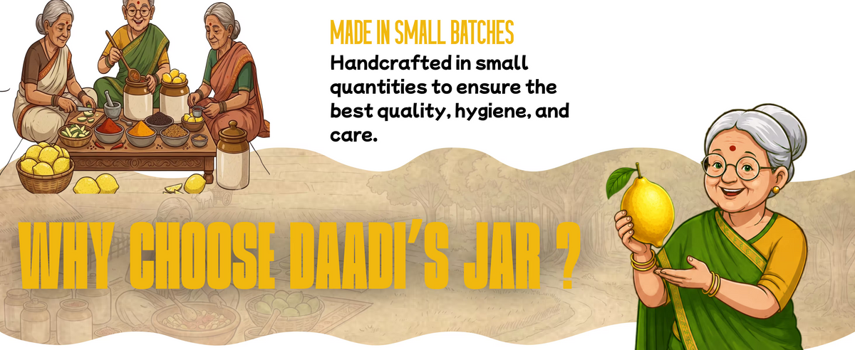 Lemon Pickle 300g | Daadi's Jar Tangy Nimbu Achar