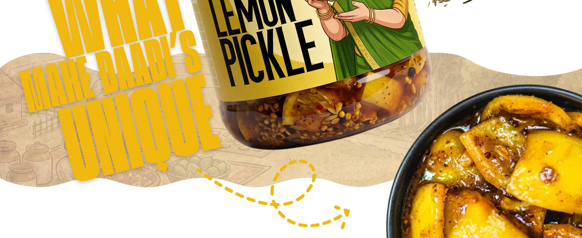 Lemon Pickle 300g | Daadi's Jar Tangy Nimbu Achar