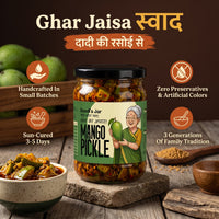 Mango Pickle 300g | Daadi's Jar Authentic Aam Achar